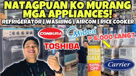 NATAGPUAN ko MEGA BODEGA SALE ng mga APPLIANCES .